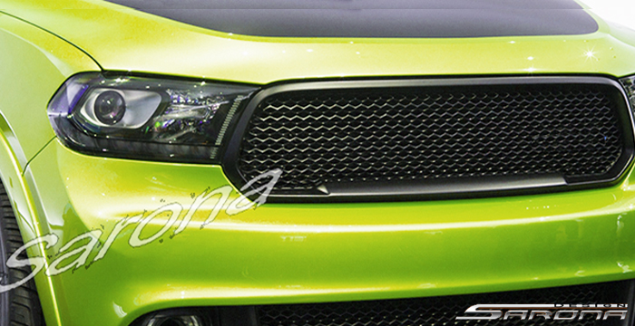 Custom Dodge Durango  SUV/SAV/Crossover Grill (2011 - 2013) - $360.00 (Part #DG-006-GR)